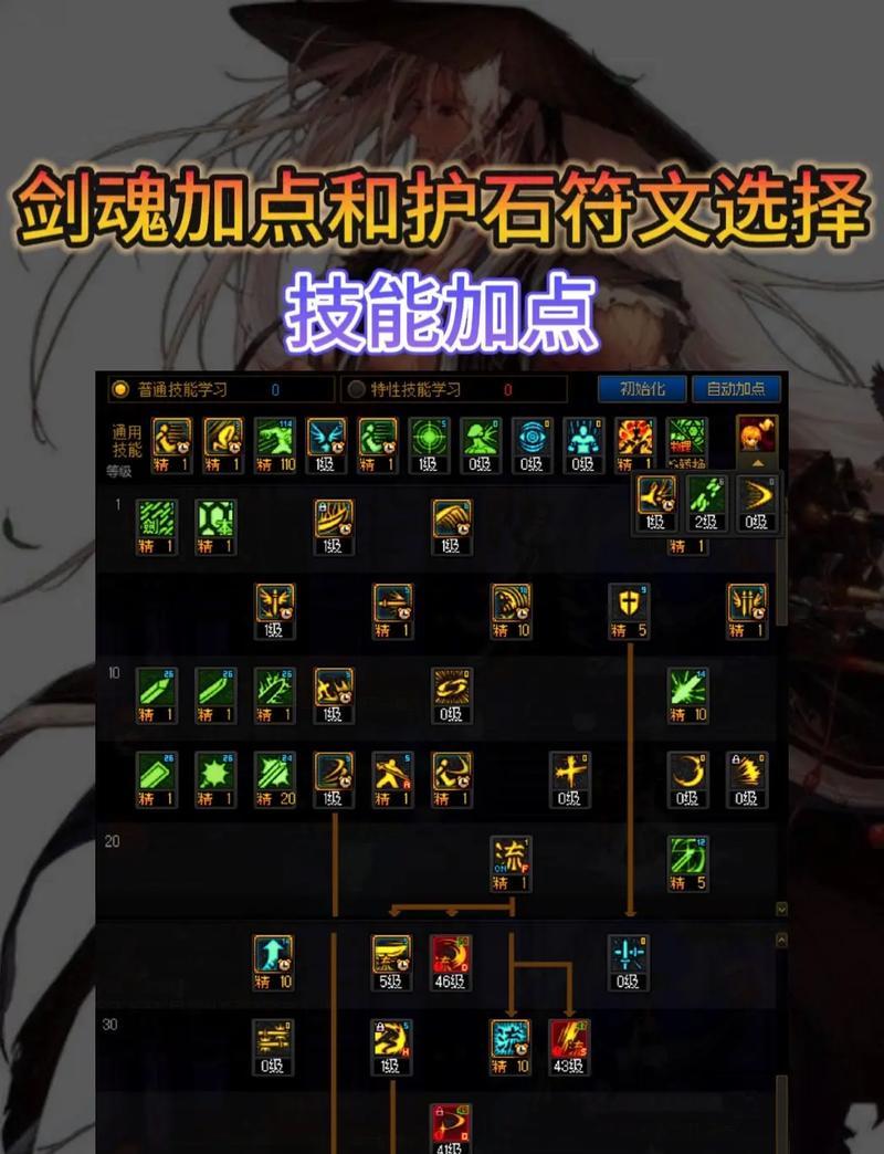 无色剑魂护石技能选择技巧是什么?如何搭配?