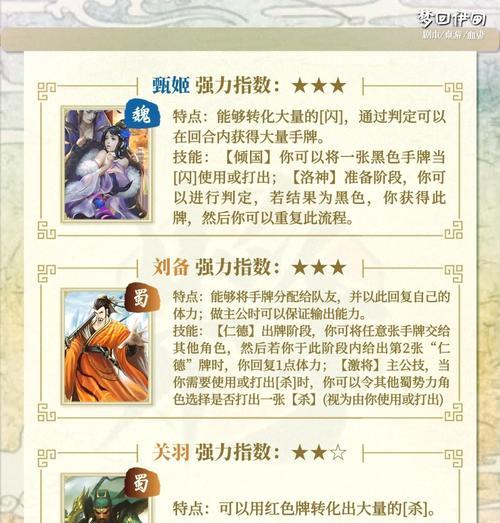三国杀一姐什么意思？角色定位和技能特点是什么？