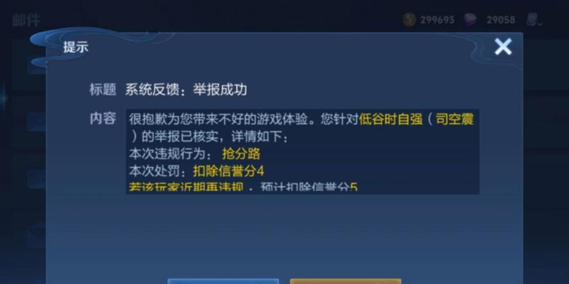 王者荣耀举报他人后如何查看结果?