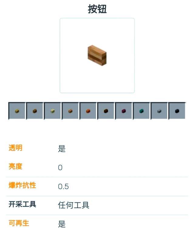 在《我的世界》中制作按钮的步骤是什么?