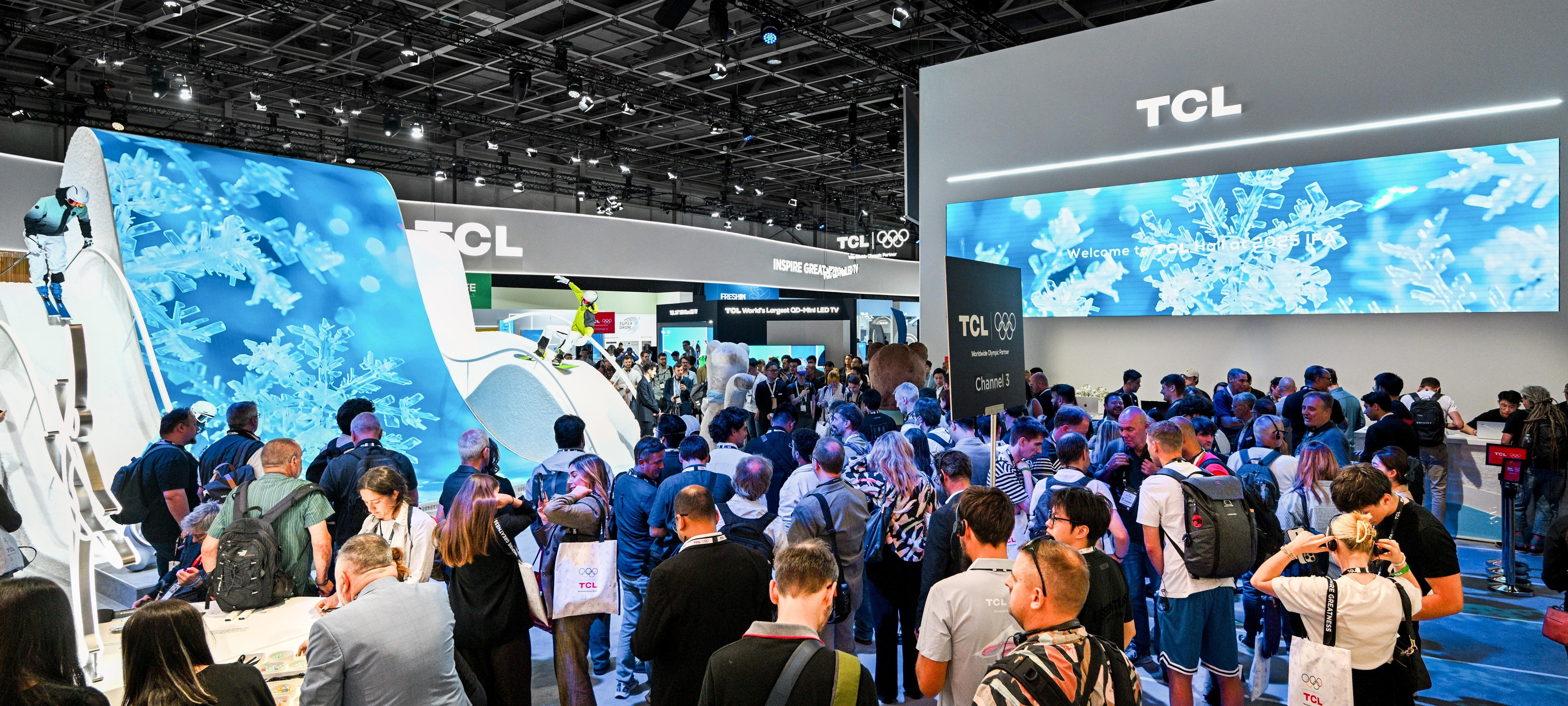 从中国领先到欧洲高端之选：TCL 以 AI 与健康创新产品亮相 IFA 2025