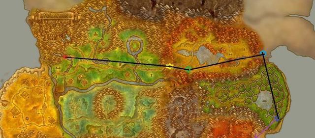 魔兽世界前往赤脊山的路线是什么？